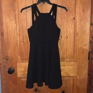 Black mini dress
